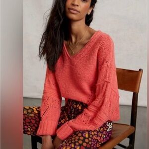 Anthropologie Pilcro Marla V-Neck Sweater. NEW